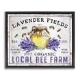 thumbnail image 1 of Stupell Industries French Country Lavender Fields Bee Farm Black Floating Frame Canvas Art, 21 x 17, by Creatif Belle, 1 of 8