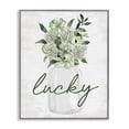 thumbnail image 1 of Stupell Industries French Country Lucky Spring Shamrocks Gray Framed Giclee Art, 16 x 20, by Lettered and Lined, 1 of 8