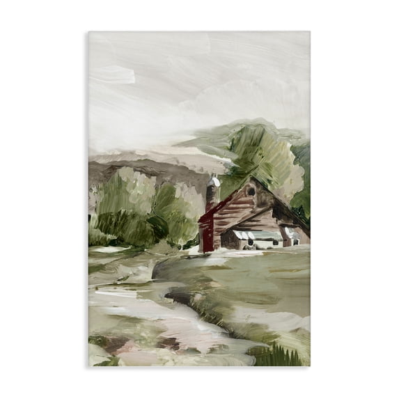 Stupell Industries French Country Rural Cabin Farmland Canvas Art, 30 x 45, by Lera
