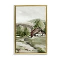 thumbnail image 1 of Stupell Industries French Country Rural Cabin Farmland Gold Floating Frame Canvas Art, 17 x 25, by Lera, 1 of 8