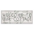 thumbnail image 1 of Stupell Industries French Country Rustic Cottage Welcome Canvas Art, 30 x 13, by Lil' Rue, 1 of 7