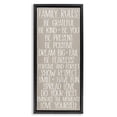 thumbnail image 1 of Stupell Industries French Country Rustic Family Rules Black Floating Frame Canvas Art, 11 x 25, by SD Graphics Studio, 1 of 8