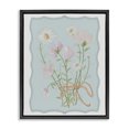 thumbnail image 1 of Stupell Industries French Country Spring Cottage Clippings Black Floating Frame Canvas Art, 17 x 21, by Leslie Hermosa, 1 of 8