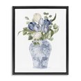 thumbnail image 1 of Stupell Industries French Country Tulips & Leaves Vase Black Floating Frame Canvas Art, 17 x 21, by Livi Finn, 1 of 8