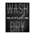 thumbnail image 1 of Stupell Industries French Country Wash And Dry Black Minimal Canvas Art, 16 x 20, by Marcus Prime, 1 of 8