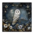 thumbnail image 1 of Stupell Industries French Country White Owl Forest Scene Canvas Art, 36 x 36, by The Dutch Lady, 1 of 8