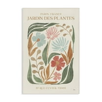 Stupell Industries French Exhibition Florals Botanical & Floral Painting Gallery Wrapped Canvas Art Print Wall Art, 16 x 24