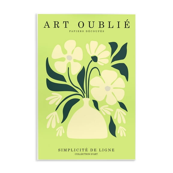 Stupell Industries French Gallery Bouquet Typography Painting Unframed Art Print Wall Art, 10 x 15