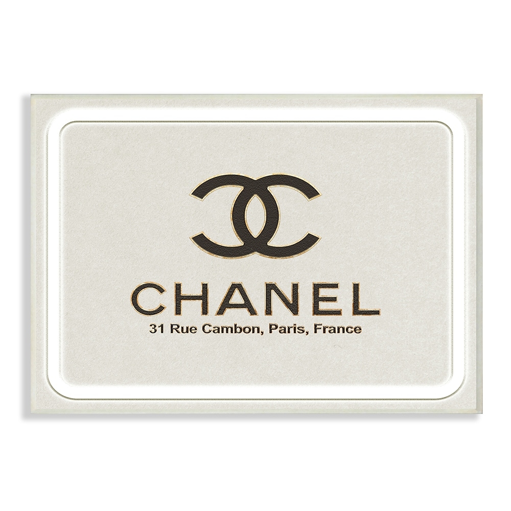 Stupell Industries French Glam Fashion Sign Designer Style Brand Wall Plaque by Ziwei Li