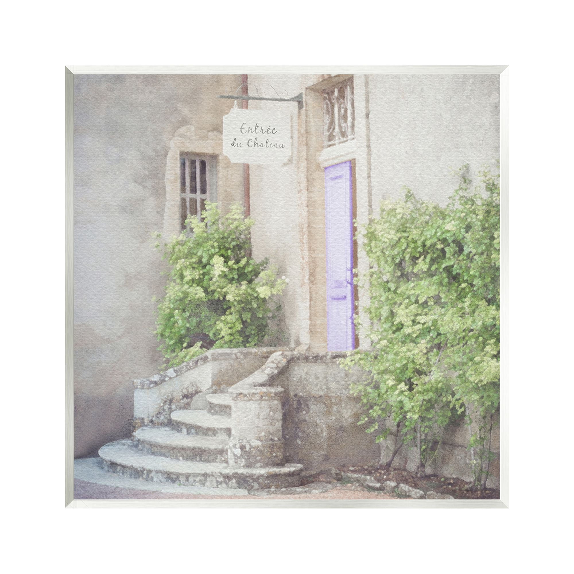 Stupell Industries French Shop View Travel & Places Painting Unframed Art Print Wall Art, 12 x 12