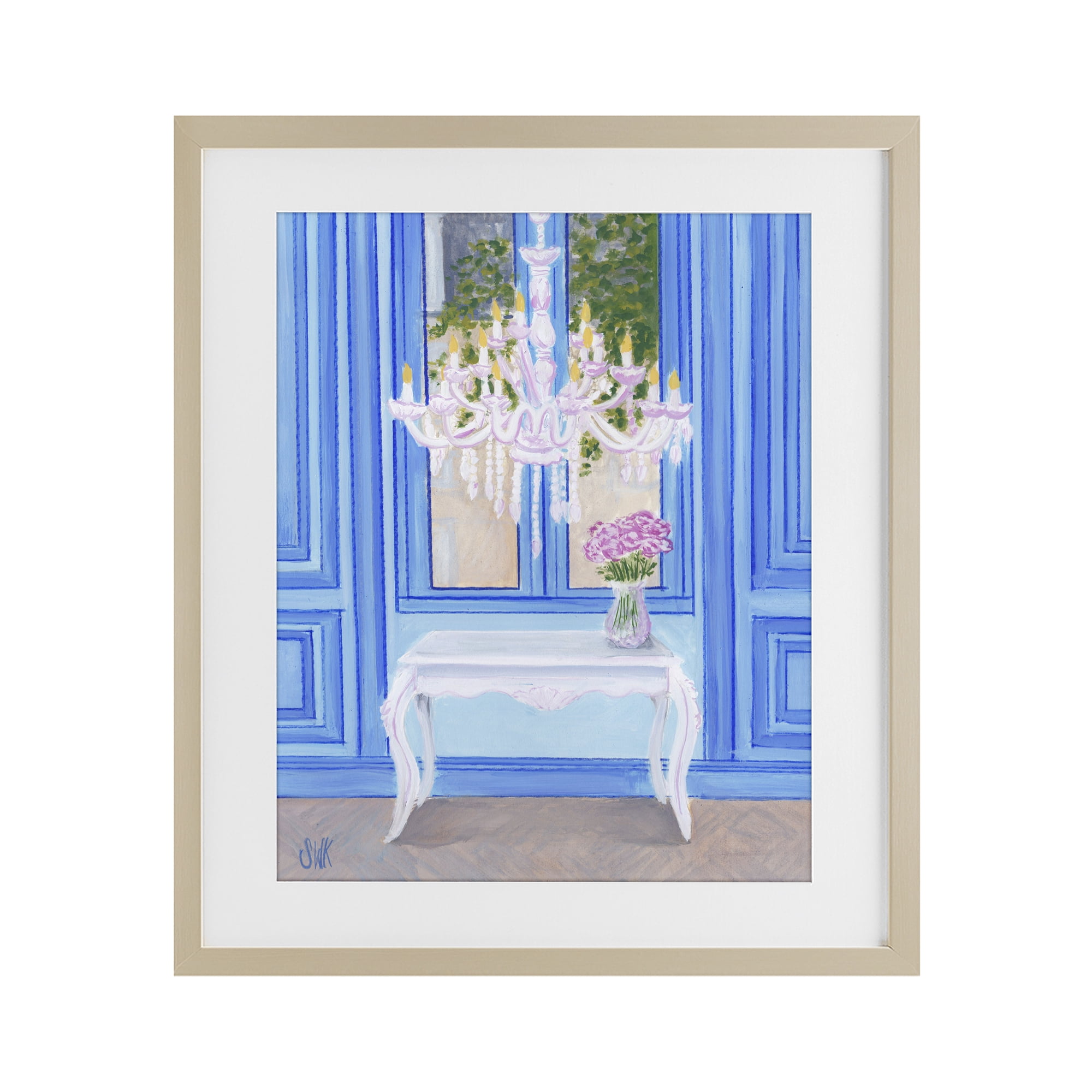 Stupell Industries French Window Architecture Birch Framed Print Under Glass, design by Sarah Waldron Kimball