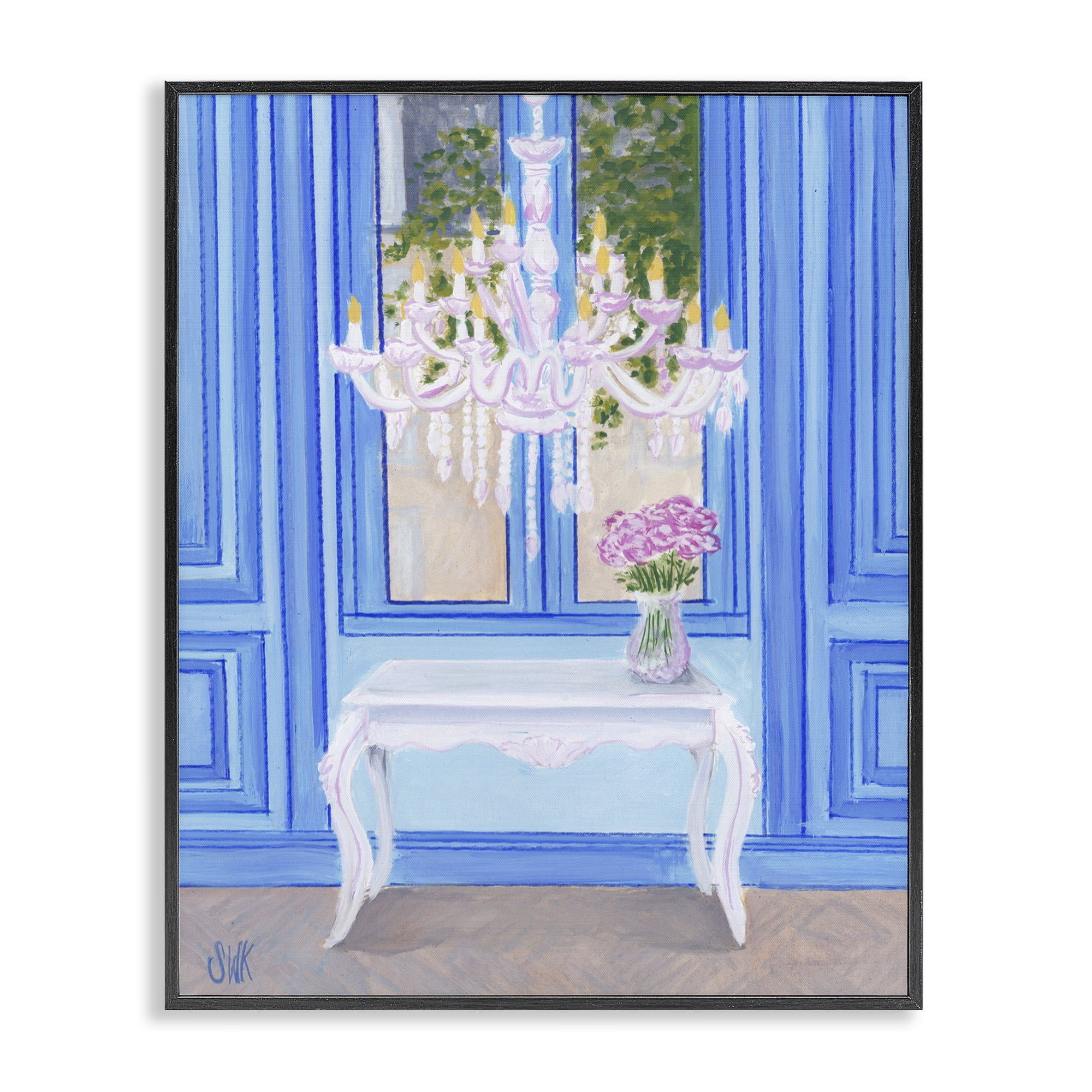 Stupell Industries French Window Architecture Black Framed Giclee Art, design by Sarah Waldron Kimball