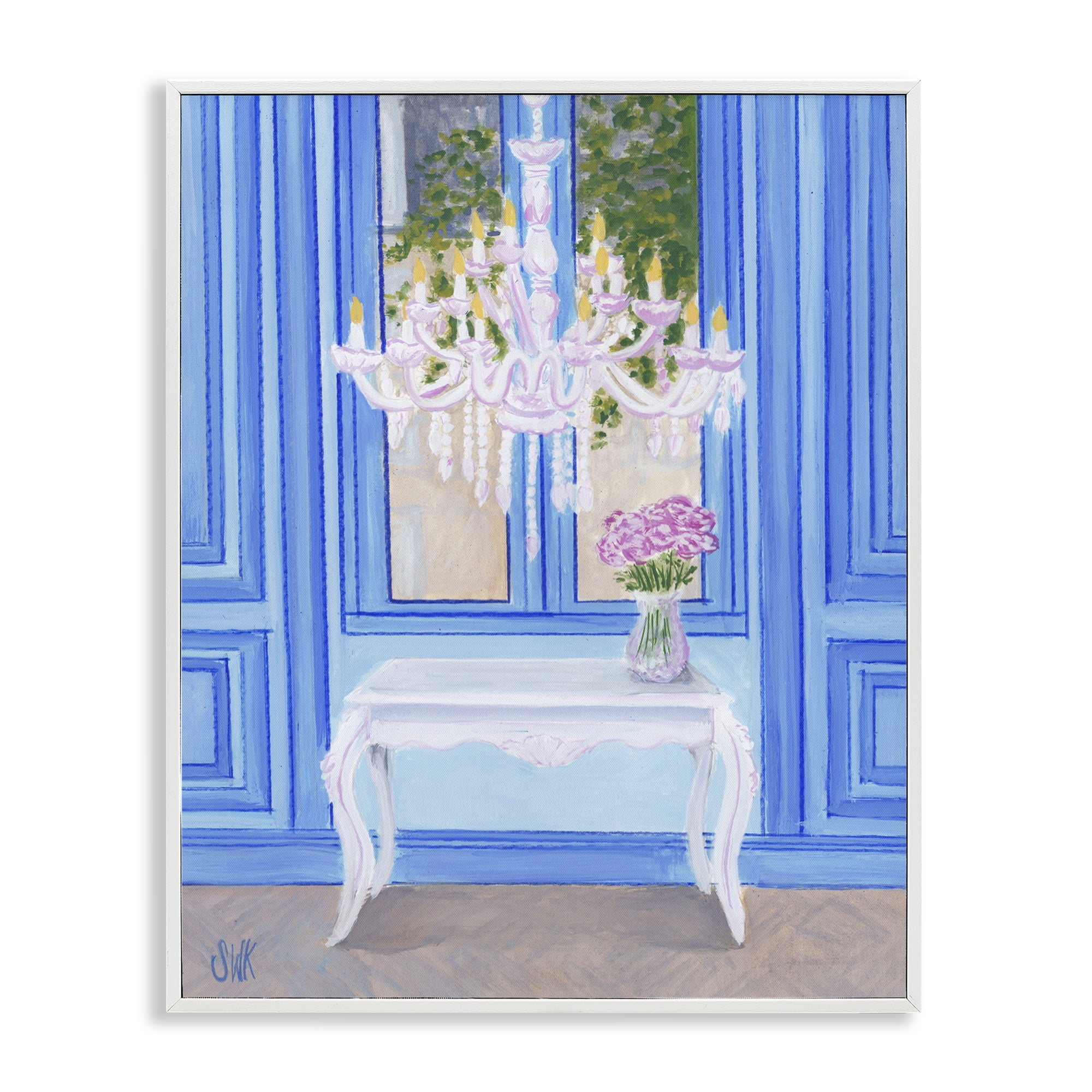 Stupell Industries French Window Architecture White Framed Giclee Art, design by Sarah Waldron Kimball
