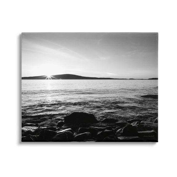 Stupell Industries Frenchman Bay Nautical Seascape Photograph Gallery Wrapped Canvas Print Wall Art, Design by Laura Marshall