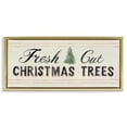 Stupell Industries Fresh Cut Christmas Trees Vintage Holiday Painting