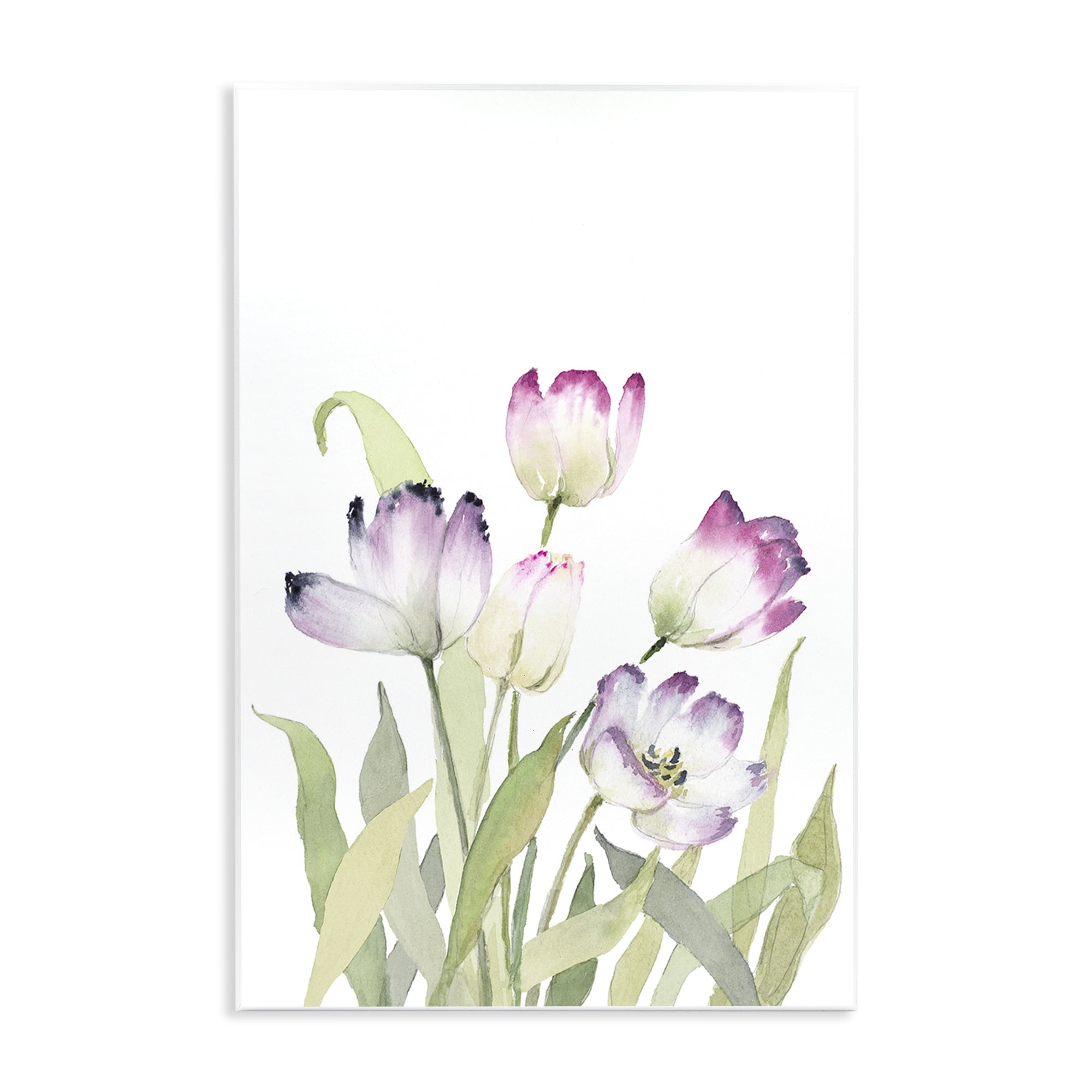 Stupell Industries Fresh Garden Tulips Botanical & Floral Painting Unframed Art Print Wall Art, 13 x 19