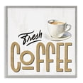 thumbnail image 1 of Stupell Industries Rustic Lodge Fresh Hot Coffee Gray Framed Giclee Art, 17 x 17, by Kim Allen, 1 of 8