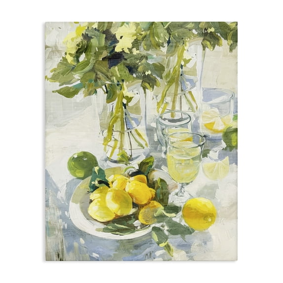 Stupell Industries Traditional Fresh Kitchen Lemons Spread Canvas Art, 36 x 48, by Annabelle Hall