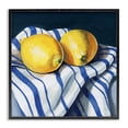thumbnail image 1 of Stupell Industries French Country Fresh Kitchen Lemons on Dishtowel Black Framed Giclee Art, 12 x 12, by Kate Jarvik Birch, 1 of 8