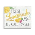 thumbnail image 1 of Stupell Industries Fresh Lemonade Rustic Country Citrus Fruit Sign Canvas Wall Art, 30 x 24, Design by Courtney Morgenstern, 1 of 5