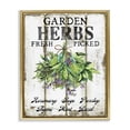 thumbnail image 1 of Stupell Industries Farmhouse Fresh Picked Garden Herbs Gold Floating Frame Canvas Art, 25 x 31, by Creatif Belle, 1 of 8