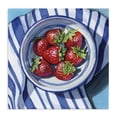 thumbnail image 1 of Stupell Industries French Country Fresh Picked Kitchen Strawberries Canvas Art, 17 x 17, by Kate Jarvik Birch, 1 of 8