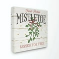 thumbnail image 1 of Stupell Industries Fresh Picked Mistletoe Holiday Christmas Word DesignCanvas Wall Art By Artist Jennifer Pugh, 1 of 3