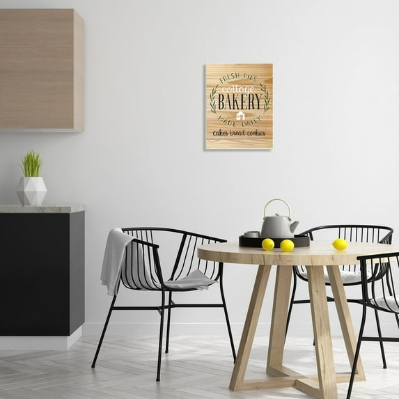 Stupell Industries Fresh Pies Cottage Bakery Rustic Country Kitchen Sign ,13 x 19, Design by Amanda McGee