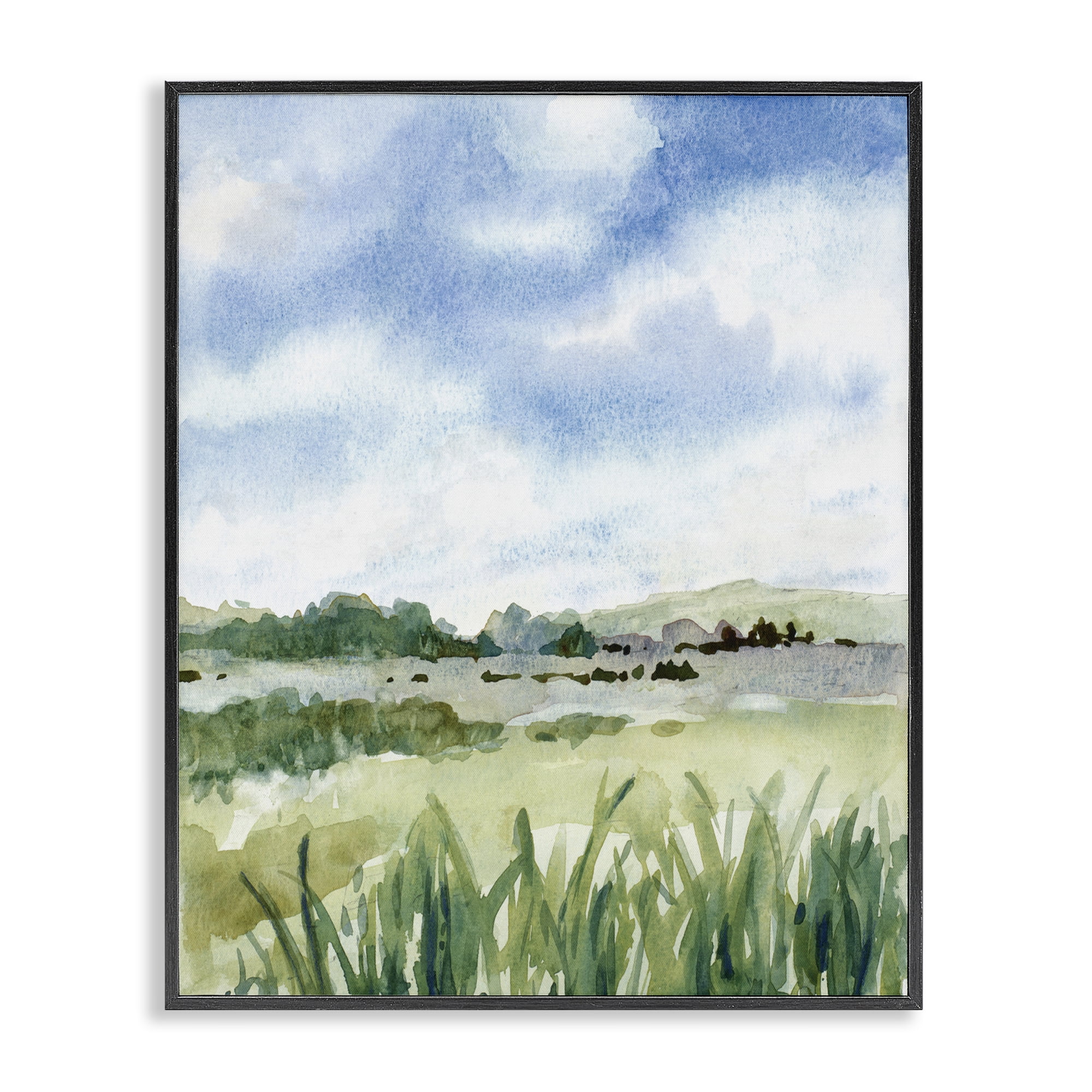 Stupell Industries Fresh Spring Morning Black Framed Giclee Art, design by Lanie Loreth