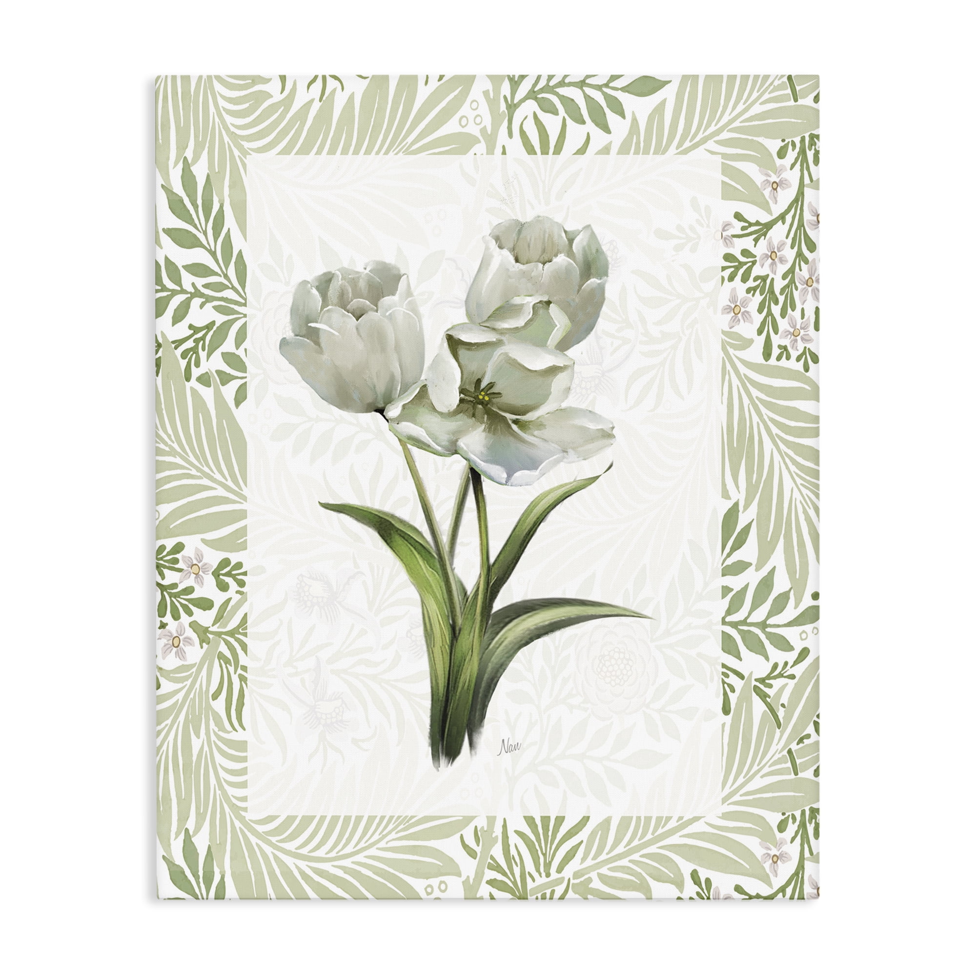 Stupell Industries Fresh Spring Tulip Bouquet Canvas Wall Art, design by Nan