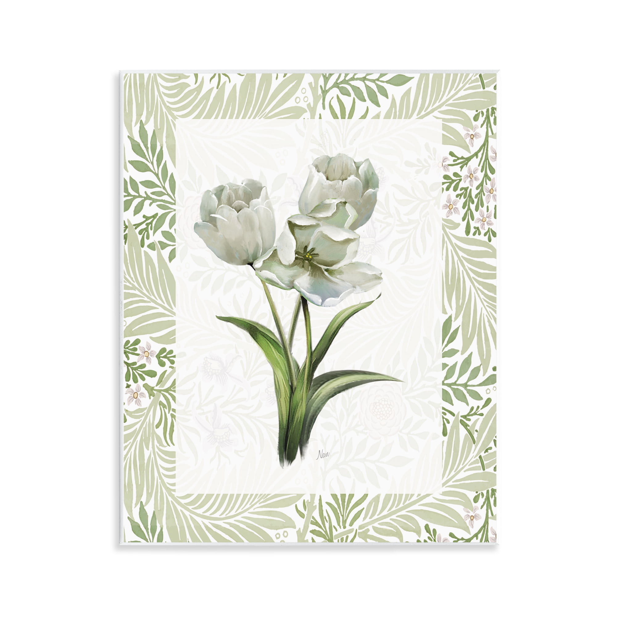Stupell Industries Fresh Spring Tulip Bouquet Wall Plaque Art, design by Nan