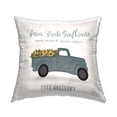 thumbnail image 1 of Stupell Industries Fresh Sunflowers Floral Rustic Pickup Truck Design by Natalie Carpentieri Throw Pillow, 1 of 6