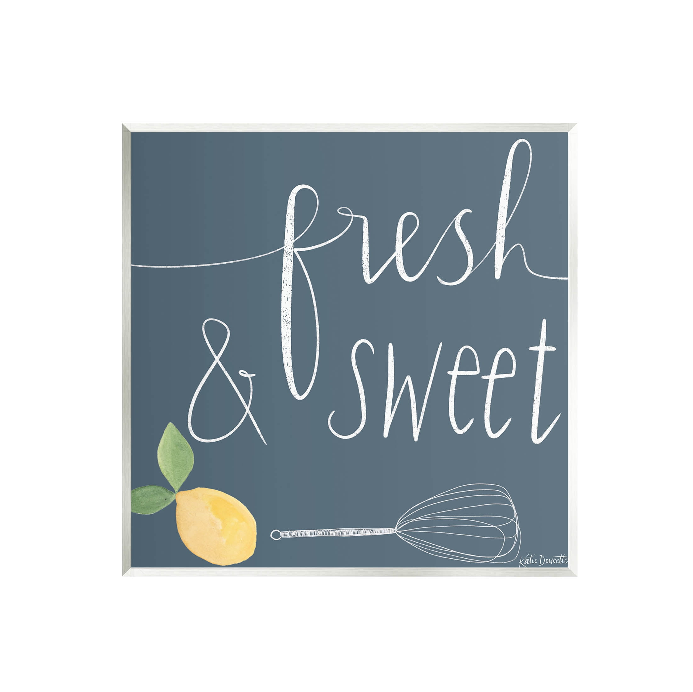 Stupell Industries Fresh & Sweet Citrus Fruit Cooking Graphic Art Unframed Art Print Wall Art, Design by Katie Doucette