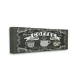 thumbnail image 1 of Stupell Industries Freshly Brewed Coffee Sign Parisian Pattern,17 x 40,Designed by Andi Metz, 1 of 6