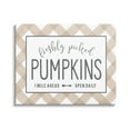 thumbnail image 1 of Stupell Industries Freshly Picked Pumpkins Country Farm Plaid Sign Graphic Art Gallery Wrapped Canvas Print Wall Art, Design by Lettered and Lined, 1 of 7