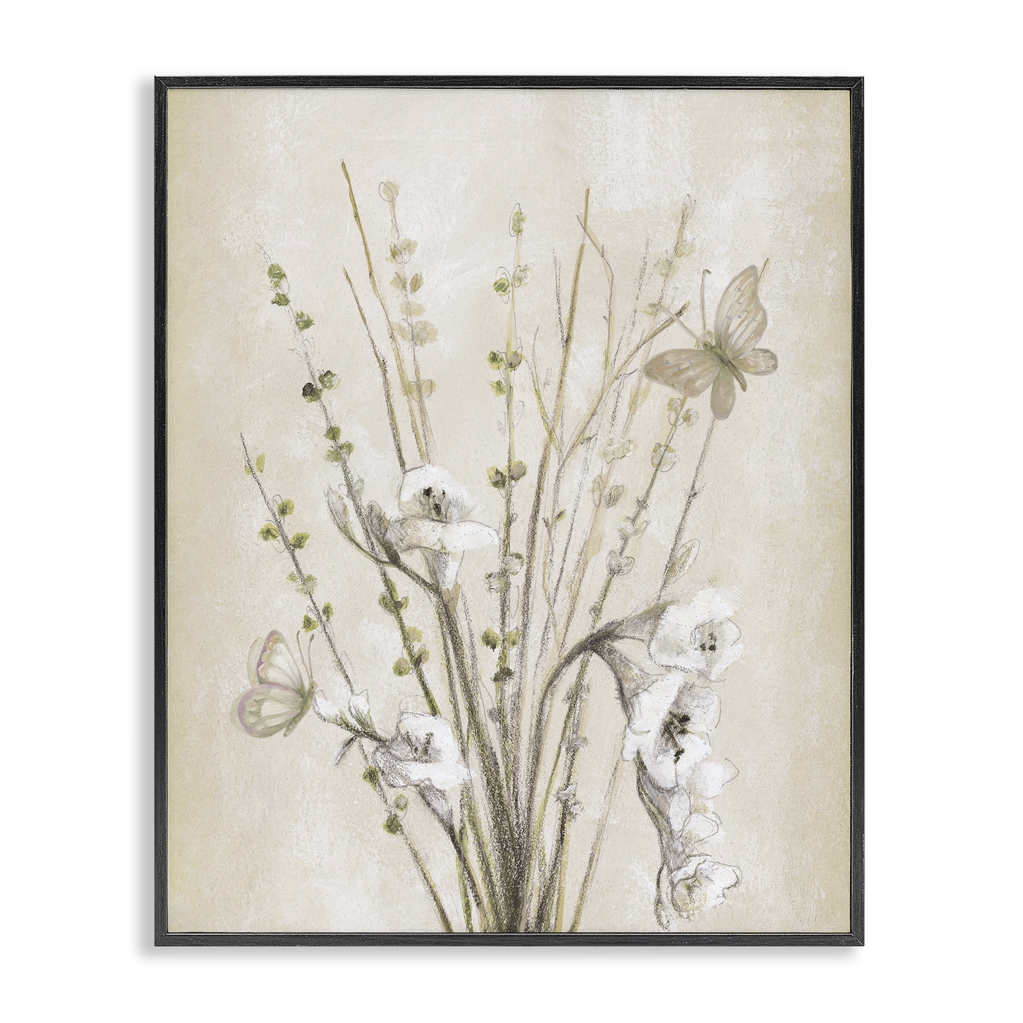 Stupell Industries Fresia & Date Branch Black Framed Giclee Art, design by Lanie Loreth