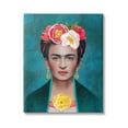 thumbnail image 1 of Stupell Industries Frida Kahlo Floral Portrait Botanical & Floral Painting Gallery Wrapped Canvas Print Wall Art, 24 x 30, 1 of 8