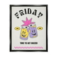 thumbnail image 1 of Stupell Industries Friday Vintage Beer Phrase Food & Beverage Painting Black Floater Framed Canvas Art Print Wall Art, 25 x 31, 1 of 10