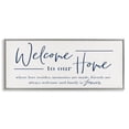 thumbnail image 1 of Stupell Industries Friends Welcome & Family Forever Quotes and Sayings Painting Gray Framed Art Print Wall Art, 30 x 13, 1 of 8