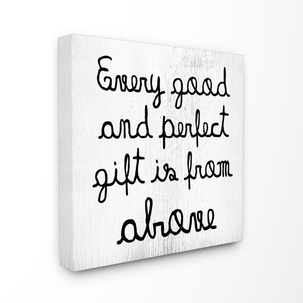 Stupell Industries From Above Religious Inspirational Word Design Canvas Wall Art by Daphne Polselli