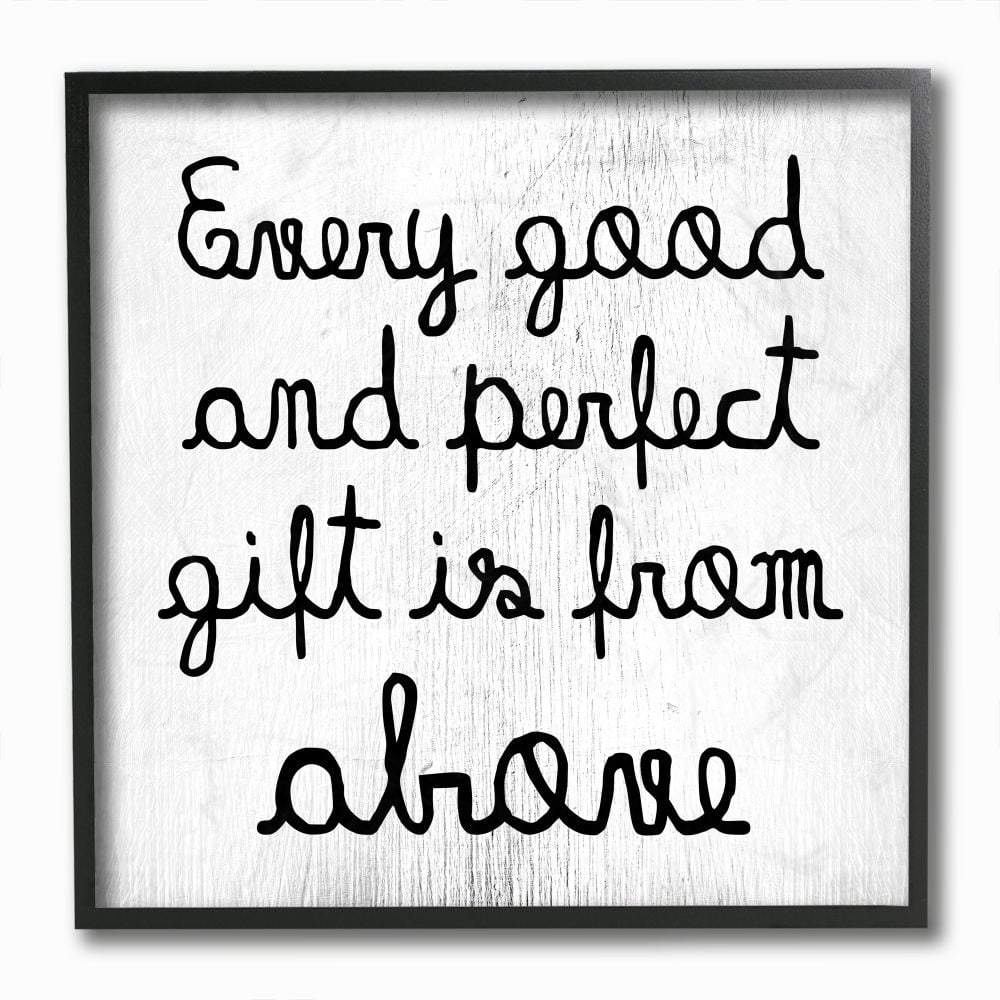 Stupell Industries From Above Religious Inspirational Word Design Framed Giclee Texturized Art by Daphne Polselli