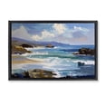 thumbnail image 1 of Stupell Industries Coastal From Sky To Sea Black Floating Frame Canvas Art, 25 x 17, by Alonza Saunders, 1 of 8