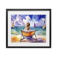 thumbnail image 1 of Stupell Industries Tropical Front Row to Paradise Black Framed Print Under Glass, 16 x 13, by Shelly Craig, 1 of 8