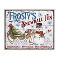 thumbnail image 1 of Stupell Industries Farmhouse Frosty's Snowball Fun Gray Framed Giclee Art, 30 x 24, by Creatif Belle, 1 of 8