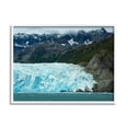 thumbnail image 1 of Stupell Industries Frozen Glacier Photography Nature Photography White Framed Art Print Wall Art, 30 x 24, 1 of 9