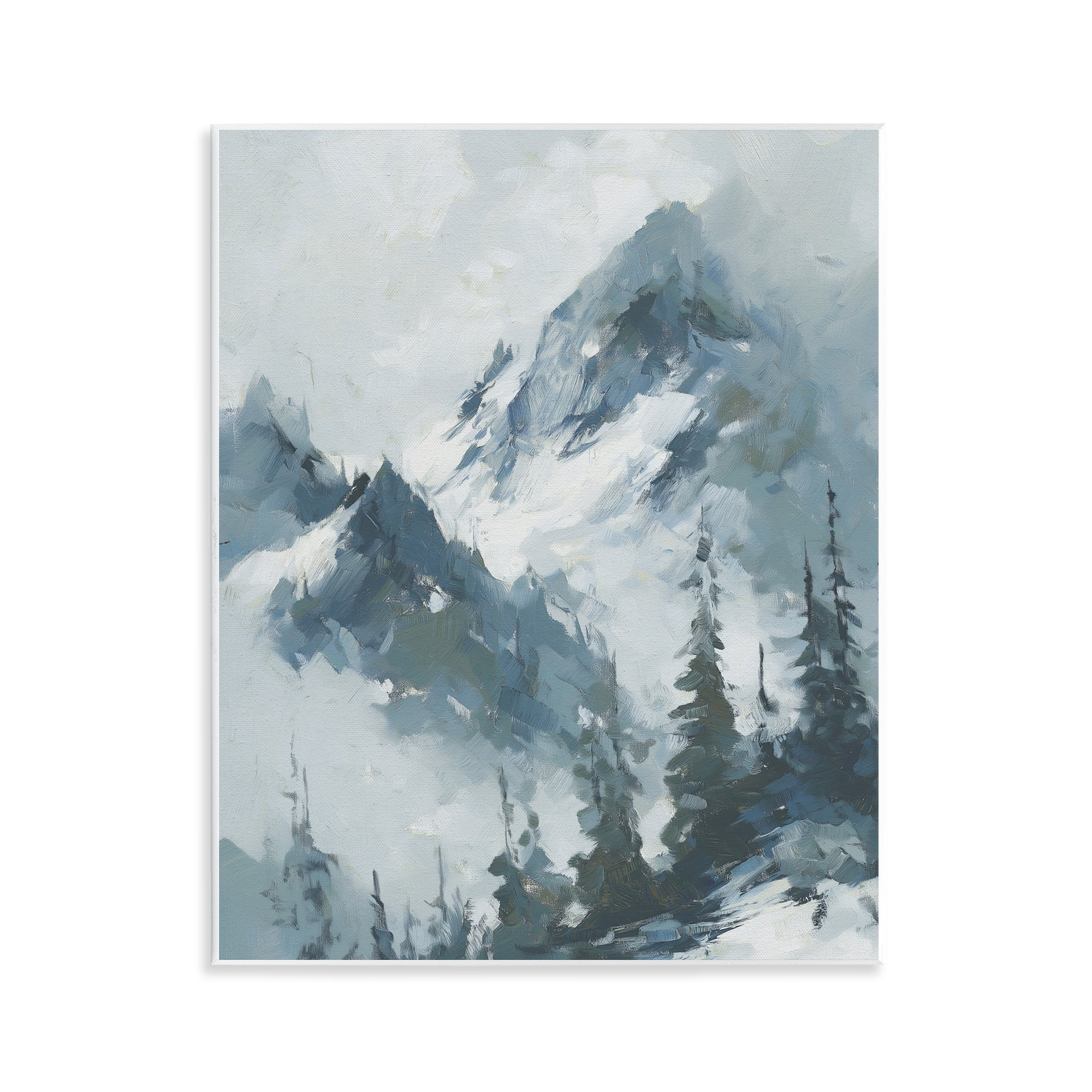 Stupell Industries Frozen Majesty Mountains Wall Plaque Art, design by Svetlana Aleynikova