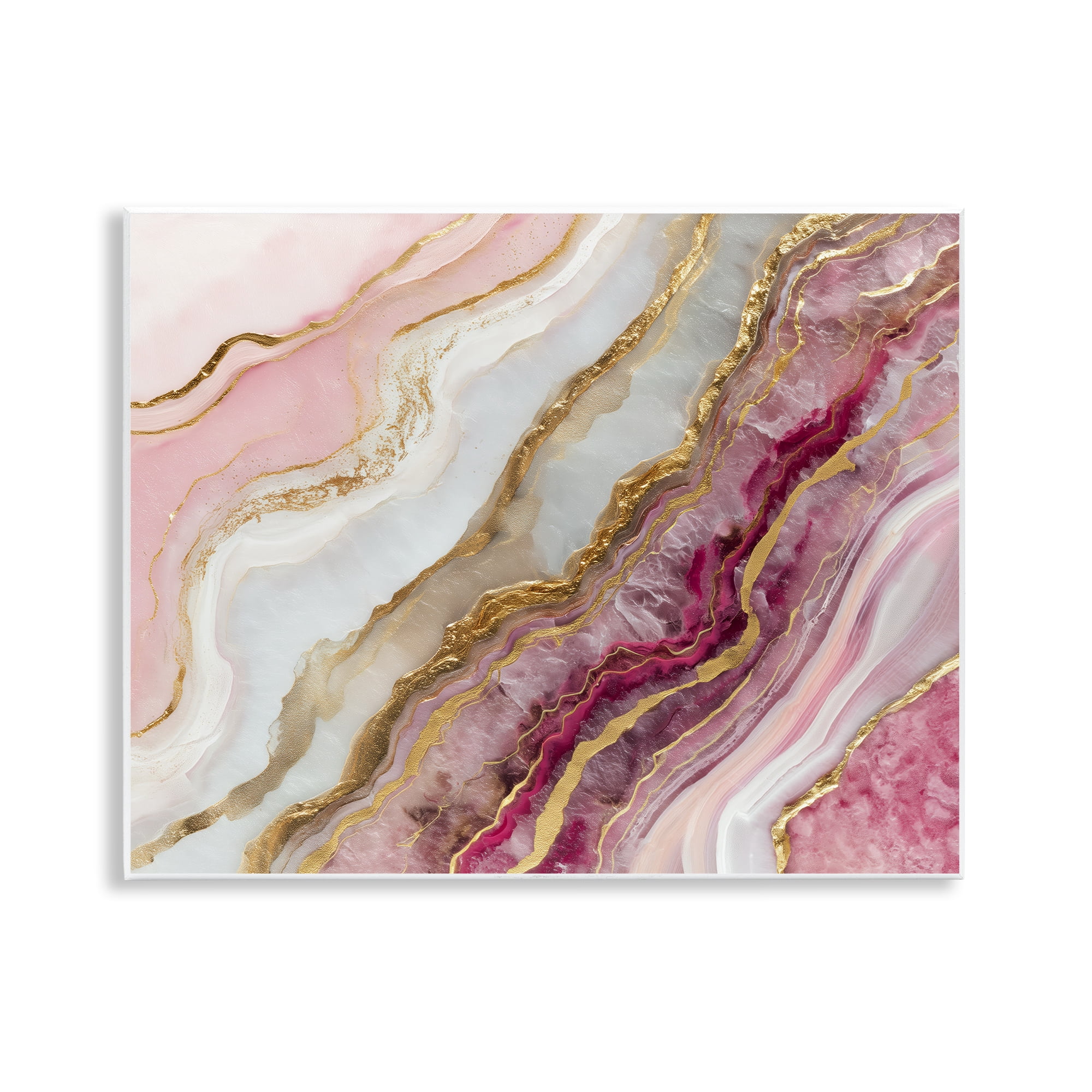 Stupell Industries Frozen Petal Stone Wall Plaque Art, design by Svetlana Aleynikova