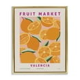 thumbnail image 1 of Stupell Industries Fruit Market Oranges Food & Beverage Painting Gold Floater Framed Canvas Art Print Wall Art, 17 x 21, 1 of 10