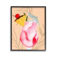 thumbnail image 1 of Stupell Industries Fruity Cocktail Drink Food & Beverage Painting Black Framed Art Print Wall Art, 11 x 14, 1 of 9
