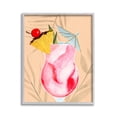 thumbnail image 1 of Stupell Industries Fruity Cocktail Drink Food & Beverage Painting Gray Framed Art Print Wall Art, 11 x 14, 1 of 9